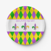 マルディグラ！Let the Good Times 転が紙プレート ペーパープレート (正面)