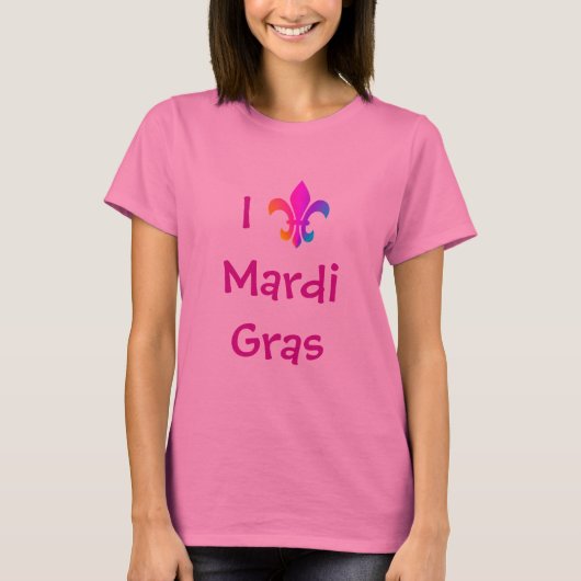 マルディグラTシャツ大好き Tシャツ (正面)