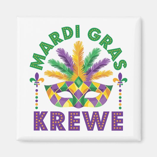 マルディグロウクロウパレードパーティーフェスティバル マグネット (正面)