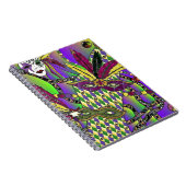 マルディサイケデリックグラスフェザーマスク ノートブック (右側)