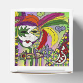 マルディサイケデリックグラスフェザーマスク フェイバーボックス (上部)