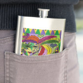 マルディサイケデリックグラスフェザーマスク フラスク (インサイチュ)