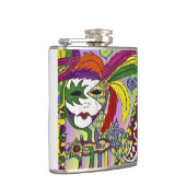 マルディサイケデリックグラスフェザーマスク フラスク (右)
