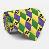 マルディサイケデリックグラスマスクアートプリント ネクタイ (ロール)