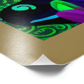 マルディサイケデリックグラ顔マスク3フォトプリント フォトプリント            (角)