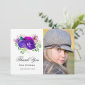 マルディスペインのグラスウォーターカラーフローラキンセアニラT サンキューカード (スタンド正面)