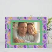 マルディパーソナライズされたグラパターン(の模様が)あるス シーズンカード (スタンド正面)