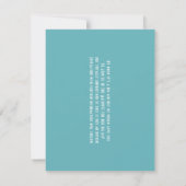 マルディブのウェディングデスティネーション　保存日付のお知らせ セーブザデート (裏面)