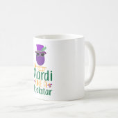 マルディライクロックスタータイポグラフィマグカップ コーヒーマグカップ (正面右)