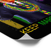 マルディ保グラ素晴らしストおもしろいランプマルディグラ2025 ポスター (角)