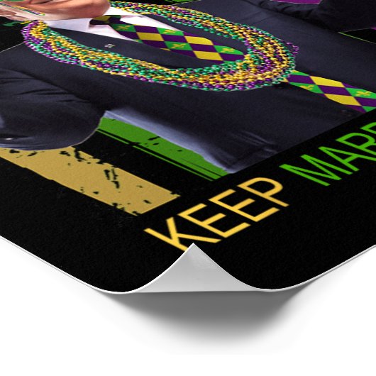 マルディ保グラ素晴らしストおもしろいランプマルディグラ2025 ポスター (角)