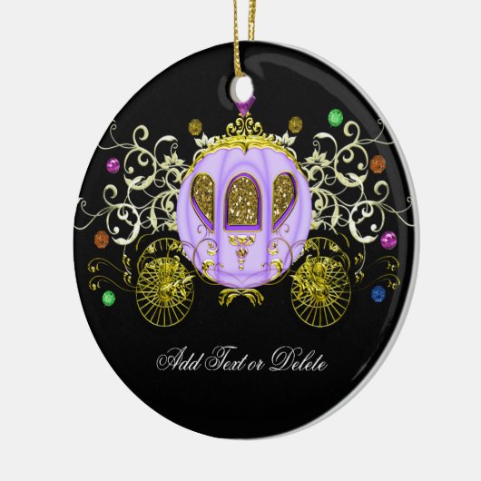 マルディ王室のグラスキャリッジ – SRF セラミックオーナメント (左)