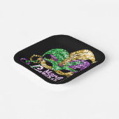 マルディ鮮やかグラスパーティー紙プレート ペーパープレート (傾斜あり)