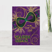 マルディ・グラが楽しい時を転が! カード (正面)