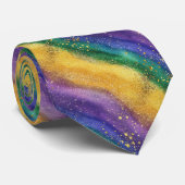 マルディ・グラのカラーパターン ネクタイ (ロール)
