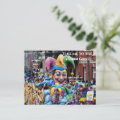 マルディ・グラのポストカードに連れてって ポストカード (スタンド正面)