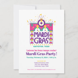 マルディ・グラ・アーチ、テキサス州ガルベストン 招待状