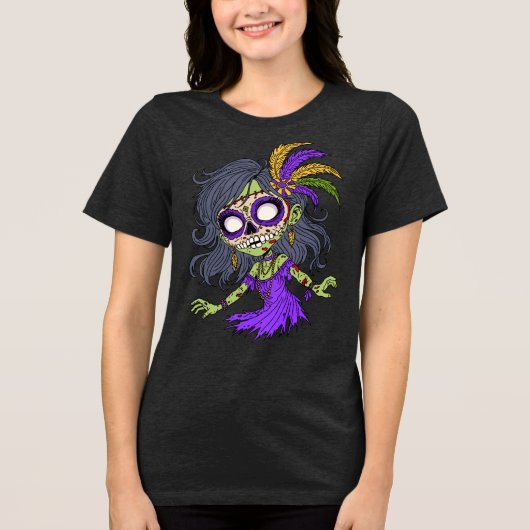 マルディ・グラ・ゾンビ トライブレンドＴシャツ (正面)