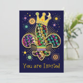 マルディ・グラ・フルール お祝いしよう 招待状 (スタンド正面)