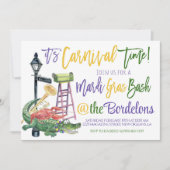 マルディ・グラ 招待状 (正面)