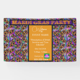 マルディ・グラ 横断幕