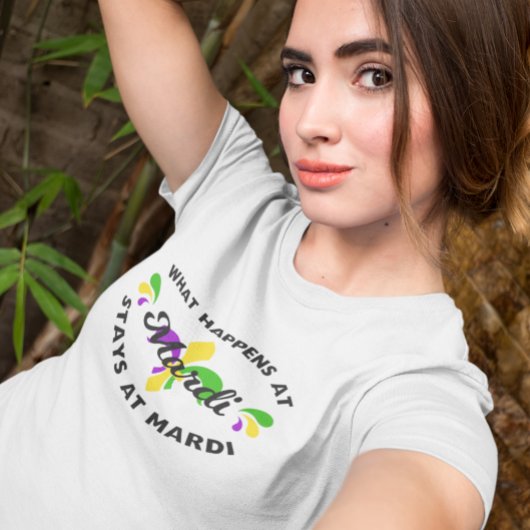 マルディ・グラMardiで何が起こるかおもしろい Tシャツ