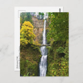 マルトマ滝ズ、コロンビアリバー峡谷、オレゴン ポストカード (正面/裏面)