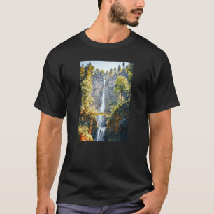 マルトマ滝 – ポートランドオレゴン – トラベル写真 Tシャツ