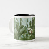 マルヌの銀行、18のポールセザンヌ|の家 ツートーンマグカップ (正面左)