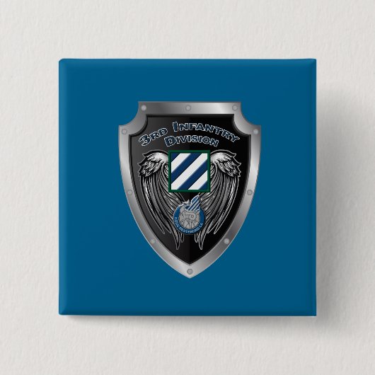 「マルネの岩」第3歩兵師団 缶バッジ (正面)