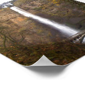 マルノマ滝、オレゴン州 ポスター (角)