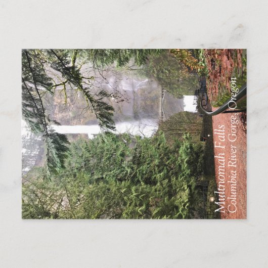 マルノマ滝、オレゴン州 ポストカード (正面)