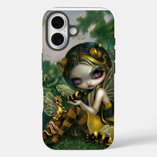 マルハナバチのドラゴンの子供 iPhone 16 カバー (裏面)
