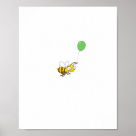 マルハナバチの誕生日をカスタマイズ ポスター