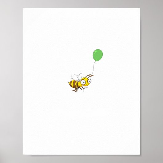 マルハナバチの誕生日をカスタマイズ ポスター (正面)