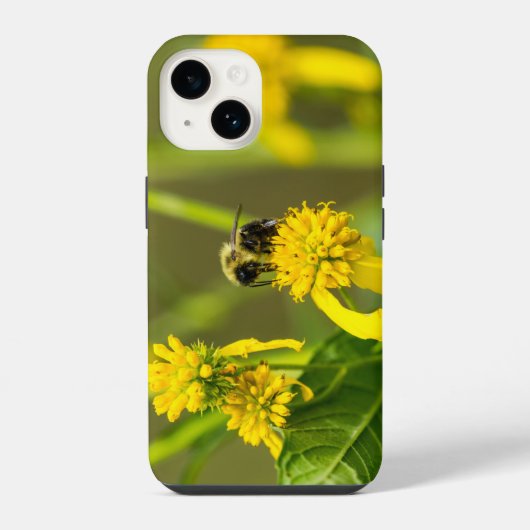 マルハナバチ iPhone カー iPhoneケース (裏面)