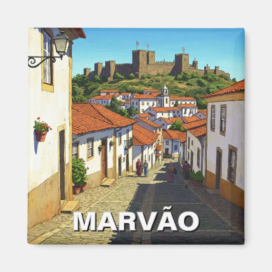 マルバオポルトガル旅行 マグネット (正面)