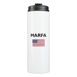 マルファテキサス州アメリカ国旗のライトカラー タンブラー
