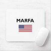 マルファテキサス州アメリカ国旗のライトカラー マウスパッド (マウス)