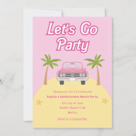 マルブビーチパーティー招待状 招待状