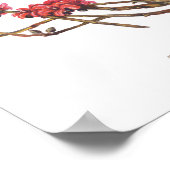 マルブラーク(ボンバックス・シーバ)フィリピンの森の開花 ポスター (角)