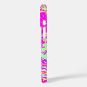 マルブリズルックピンクグリーンイエロー抽象芸術アート Case-Mate iPhoneケース (裏面 / 左)