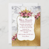 マルブリードと金ゴールドクラウンキンセニェラ招待状 招待状 (正面)