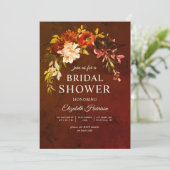 マルブリードオータムスプレンダーフローラブライダルシャワー 招待状 (スタンド正面)