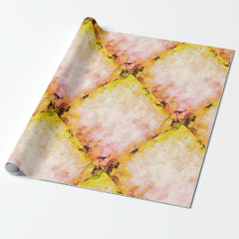 マルブリードダイヤモンド三角デザイン ラッピングペーパー