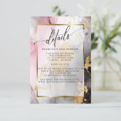 マルブリードダスティバラブラック金ゴールド抽象芸術 エンクロージャーカード (スタンド正面)