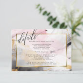 マルブリードダスティバラブラック金ゴールド抽象芸術 エンクロージャーカード (スタンド正面)