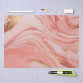 マルブリードピーチピンク金ゴールドティッシュペーパー 薄葉紙 (クラフト)