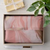 マルブリードピーチピンク金ゴールドティッシュペーパー 薄葉紙 (ギフト)