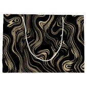 マルブリード金ゴールドモノグラム抱き枕 ラージペーパーバッグ (裏面)